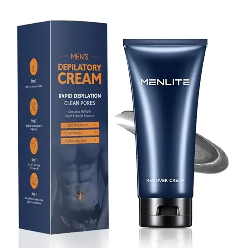 MENLITE Hair Remover Body Cream grey bottle