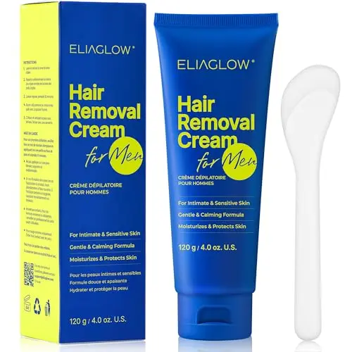 Eliaglow hair removal cream for men and women with hydrating formula